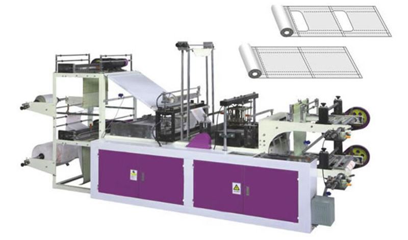 Máquina para fabricar rollos de bolsas plásticas GJHD