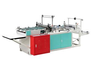 Máquina para fabricación de bolsas de corte al calor y sellado lateral DRQ